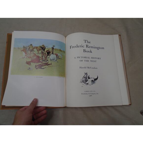 Vintage The Frederic Remington Book Limited Edition Leather Hardcover Western Ar - Picture 6 of 12